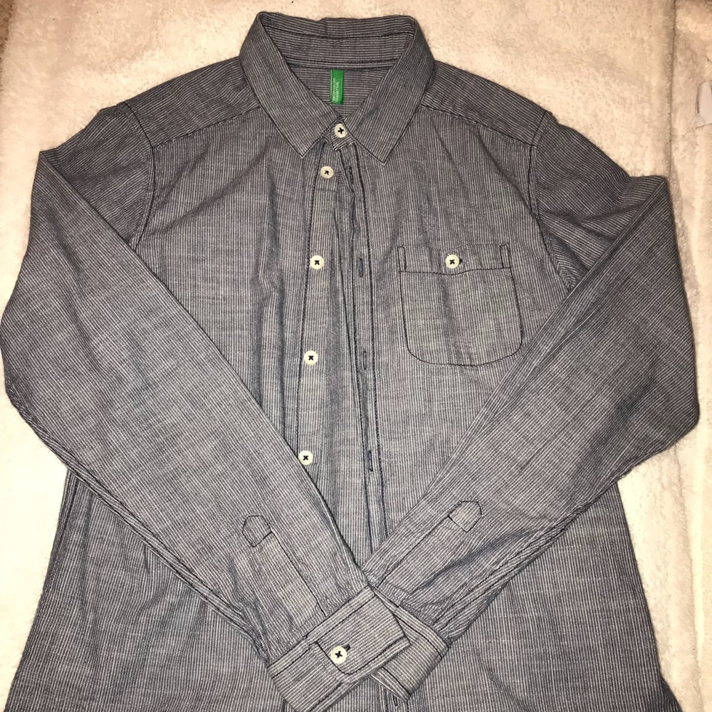 benetton boys button-down shirt *great condition*